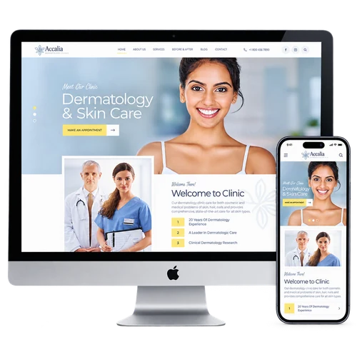 Accalia | Dermatology Clinic & Cosmetology WordPress Theme